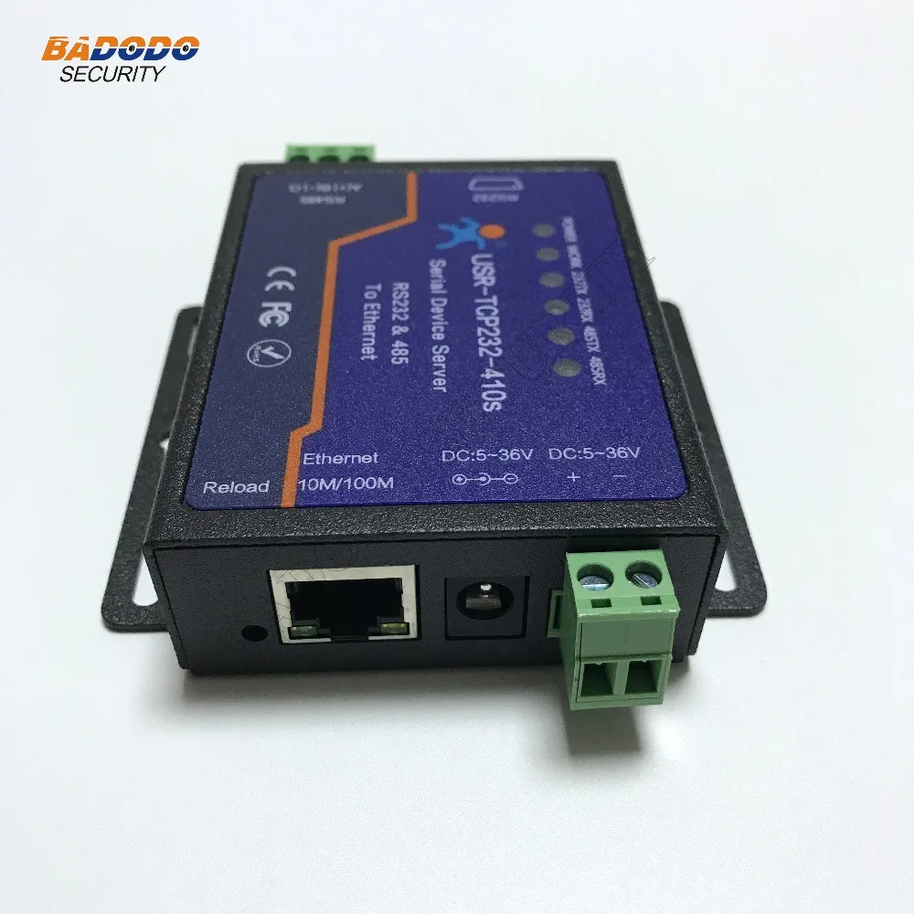 USR-TCP232-410s RS232 RS485 Port Serial To Ethernet Converter With ModBus RTU To ModBus TCP