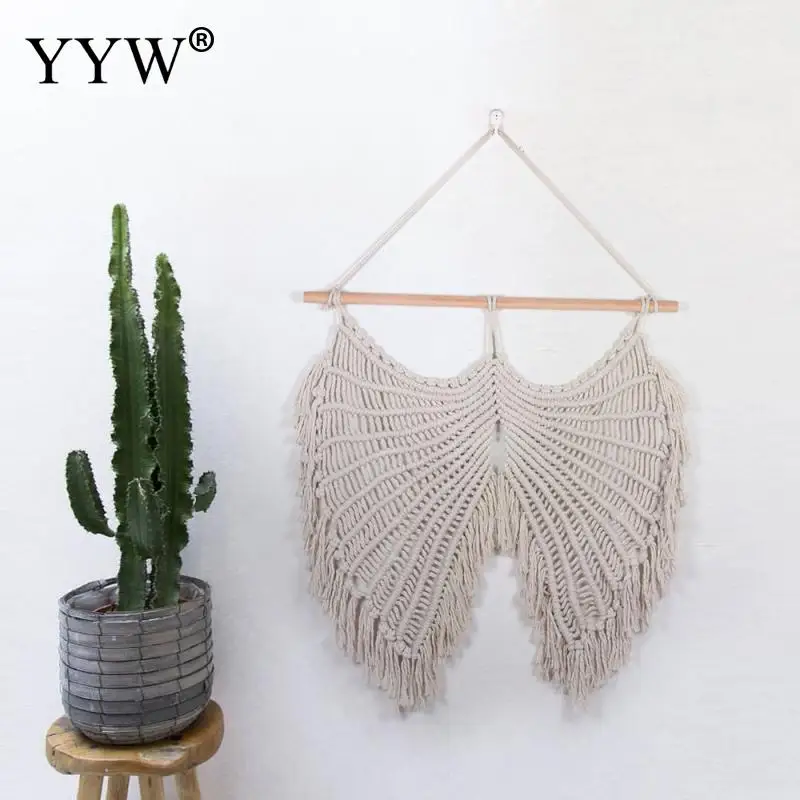 2 мечта Висячие Стены хиппи-гобелен Ретро домашняя декоративная настенная вешалка Бохо Гобелен из макраме занавес тканые настенные
