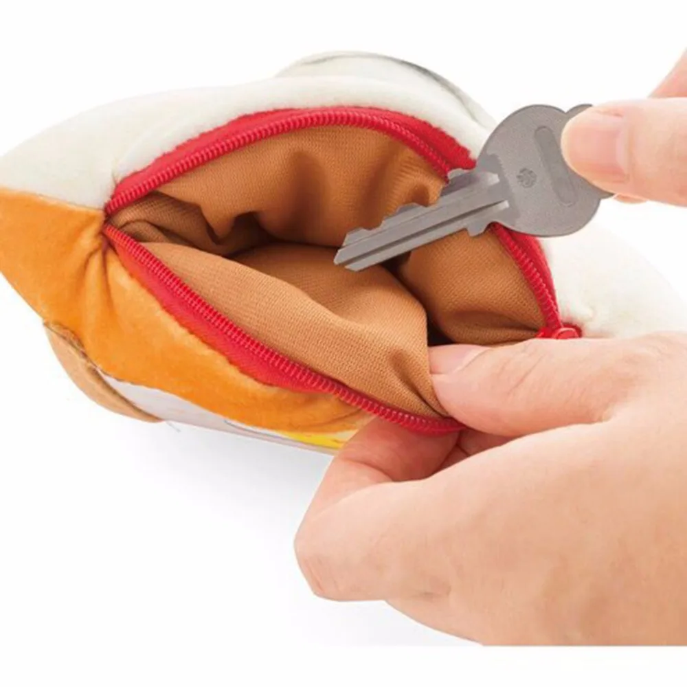 Cute Dog Plush Bag Toy Super Kawaii Fluffy Shiba Inu Dog Plush Coin Bag Cartoon Animal Purse for Kid's Birthday Gift Toys