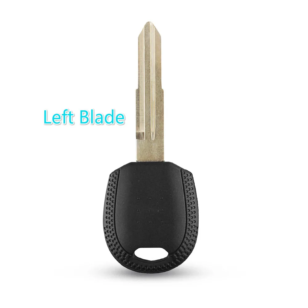 KEYYOU Автомобильный Транспондер пустой чехол для ключа для Kia Rio Cerato Picanto Spectra Sportage Sorento Forte Uncut Blade - Цвет: Left Blade