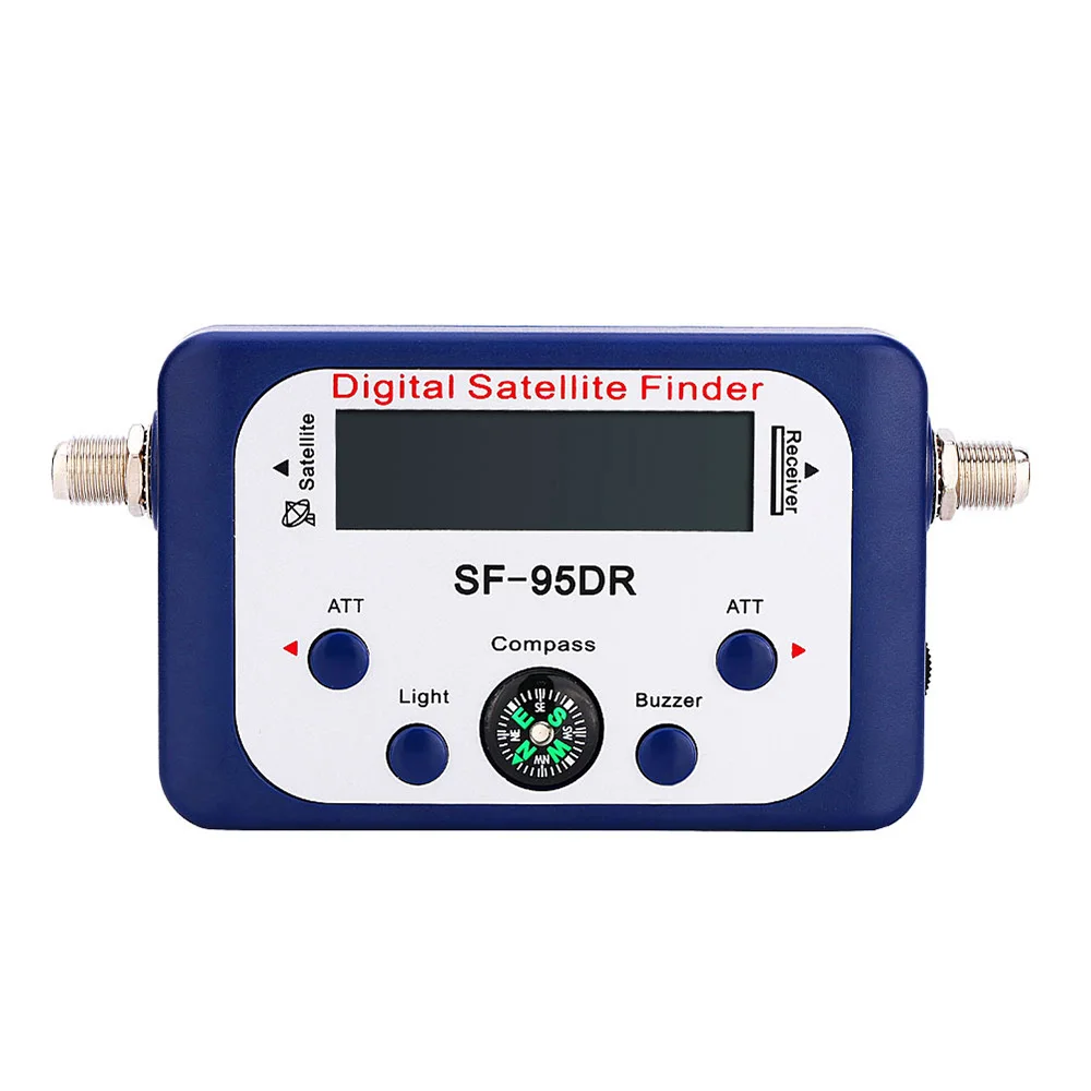 Blue Универсальный GSF-9506 цифровой спутниковый искатель ТВ спутниковый искатель мини Антенна спутниковая с ЖК-экраном дисплей для ТВ - Цвет: Blue