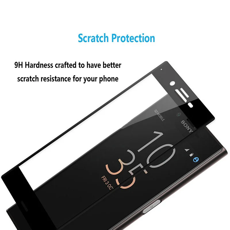 UVR 3D изогнутая для sony Xperia XZ двойная полная защита 9H защитная пленка из закаленного стекла для sony XZ F8332