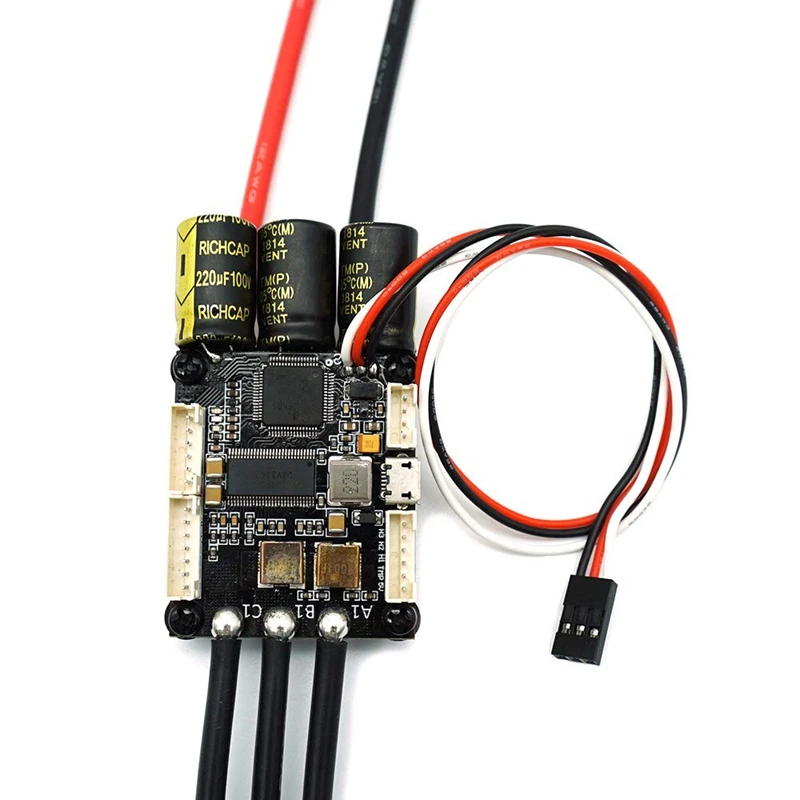 V4.20 мини Fsesc4.20 50A Esc с алюминиевым анодированным радиатором для электрического скейтборда радиоуправляемого автомобиля дрона E-Bike E-Scooter Robot