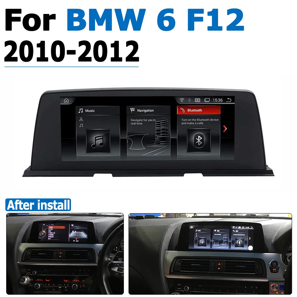 

Android 8.0 up Car GPS DVD Multimedia Player For BMW 6 Series F12 2010~2012 CIC Original Style Touch Screen Google System