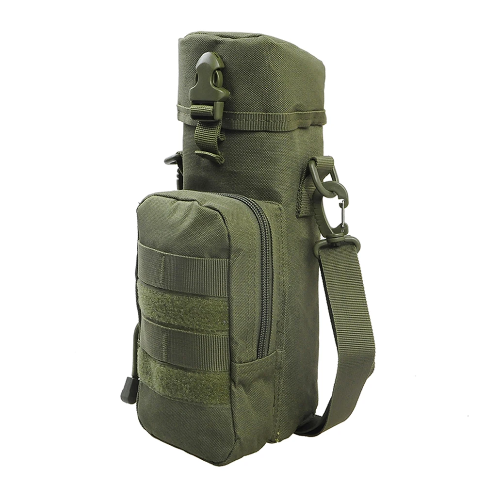 tan Тактическая Сумка MOLLE для бутылки с водой, военная сумка на плечо, сумка через плечо, сумка для чайника, походов - Цвет: tan