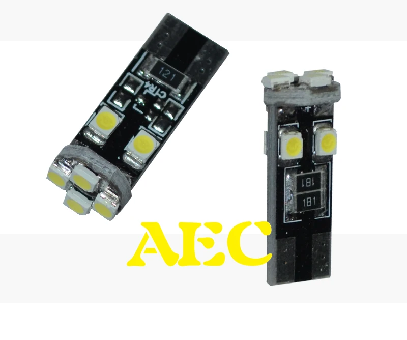DHL 1000X T10 Canbus Нет Ошибка 8Led 8 Smd 3528 1210 194 168 W5W автомобилей светодиодные внутренних дел парковочные габаритные огни сбоку Лампа сигнала поворота DC 12 V