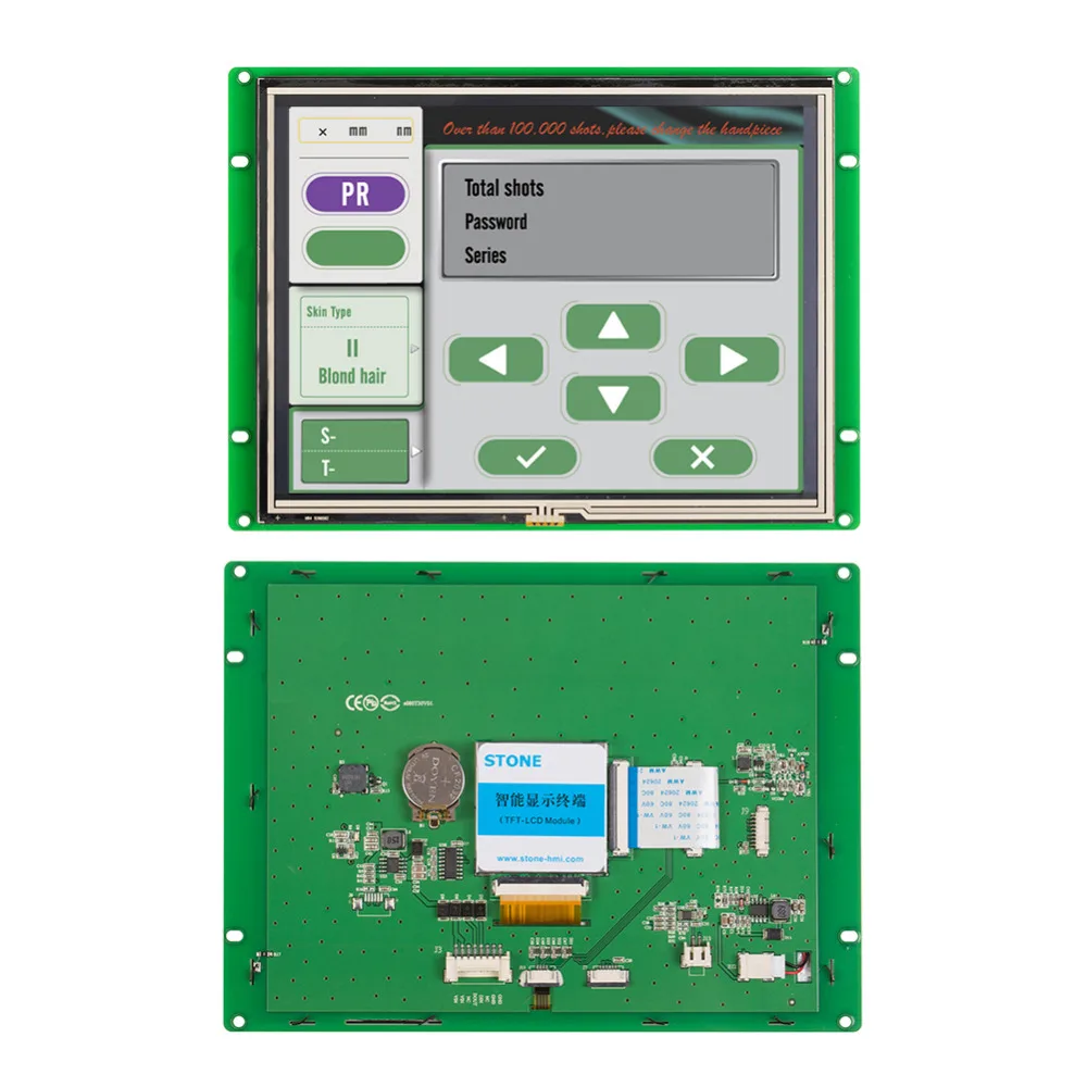 8,0 дюйма TFT ЖК-дисплей модуль с RS232/ttl последовательный Интерфейс