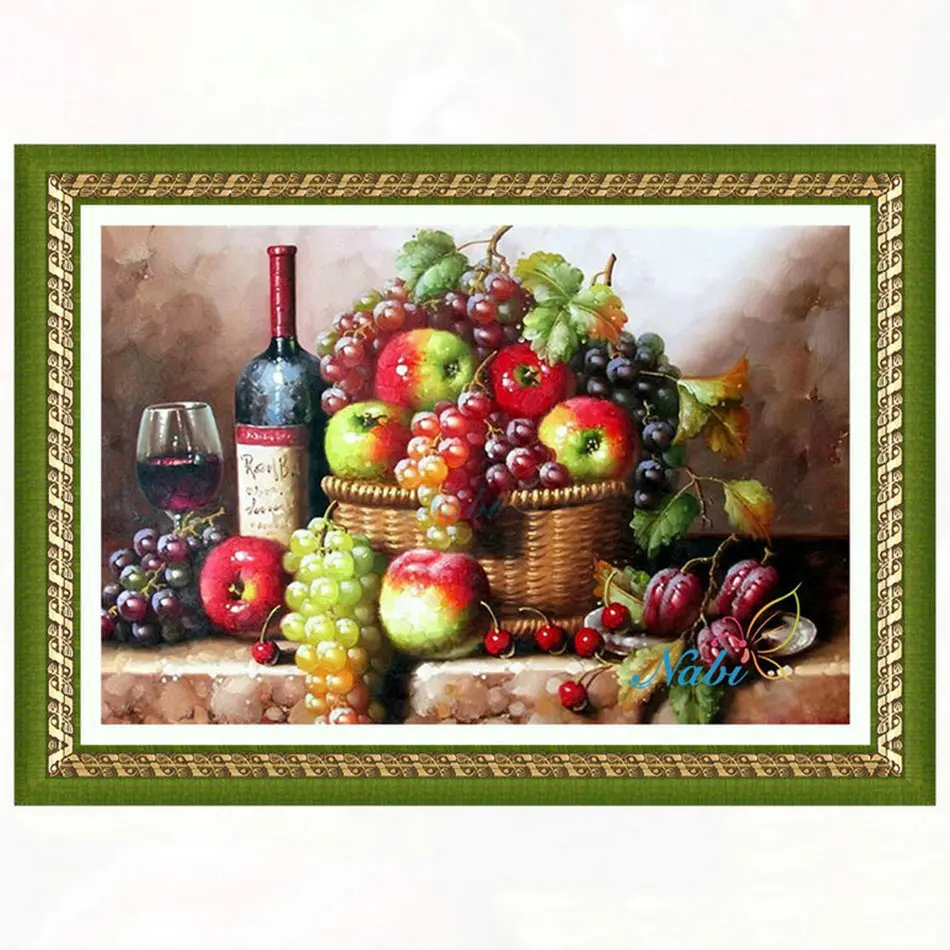 

Square diamond mosaic painting diamond embroidery cross stitch fruits - 3d diy beaded picture beadwork kits 4071R
