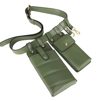 

New Fashion PU Belt Waist Pack Bag Leather Fanny Pouch Pack Women Handbag Belly Bum Bag Chest Pouch Waist Purse Mobile Bag