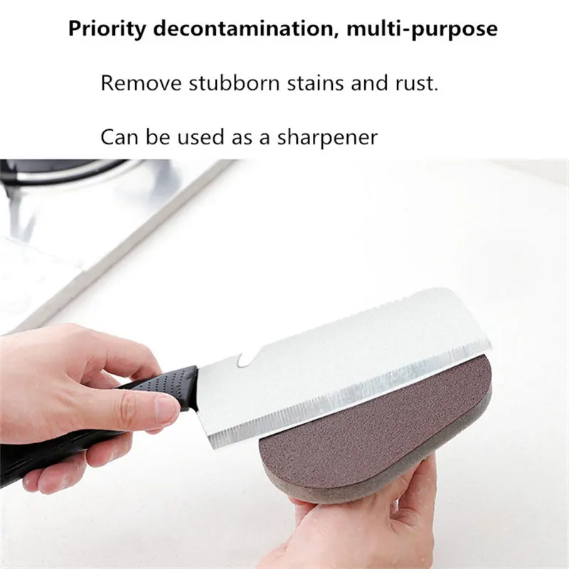 Strong Decontamination Bath Brush Sponge Tiles Brush Hot Sale Magic Strong Decontamination Bath Brush Kitchen Cleaning tools