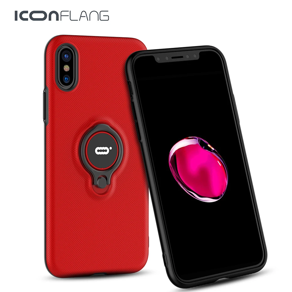 For iphone X case, ICONFLANG Hybrid Case For Apple iPhone