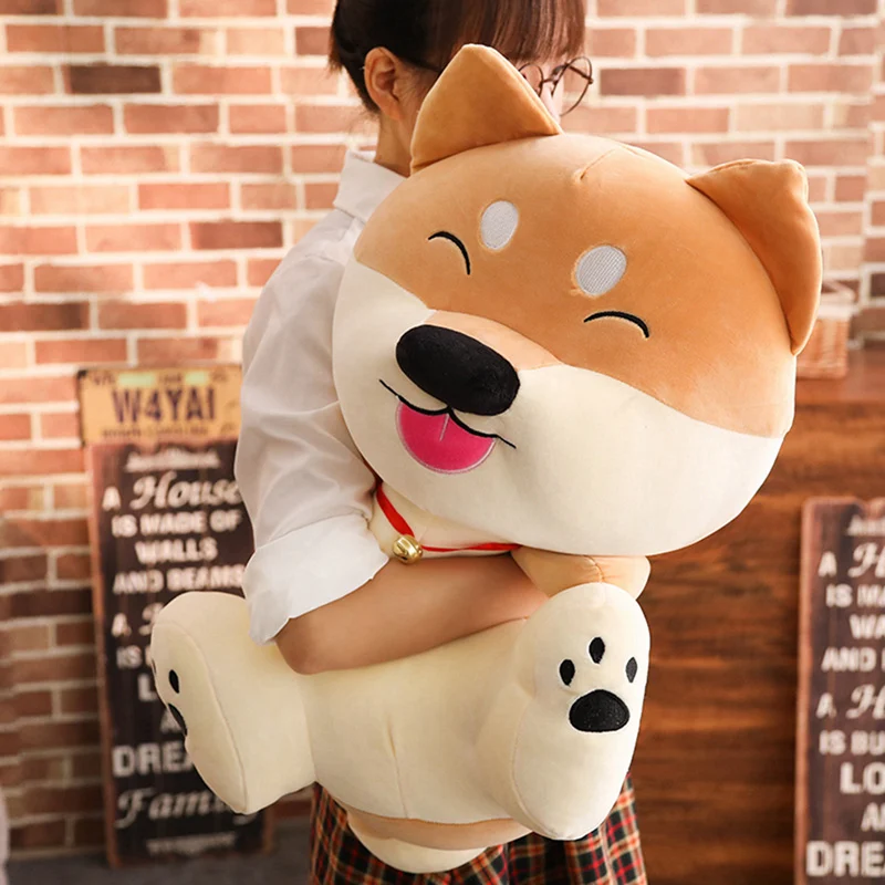 1 шт. Kawaii Fat Shiba Inu собака плюшевые игрушки мягкие милые животные мультфильм Подушка прекрасный подарок для детей Детские хорошее качество