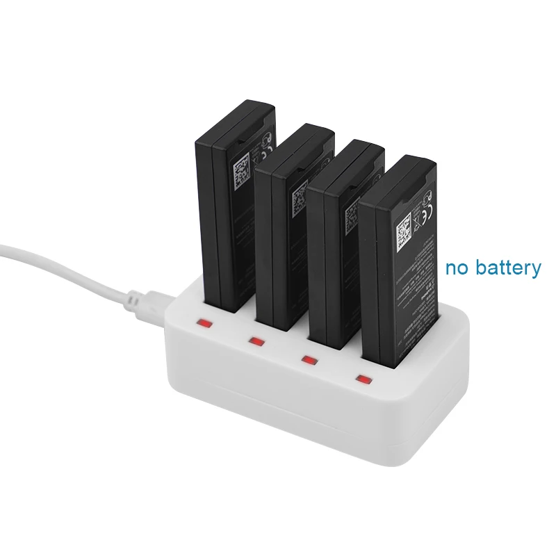 Drone Battery Charger 4 in1 Multi Battery Charging Hub for DJI Tello Mini Drone 1100mAh GDeals