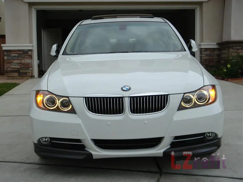 

Real CARBON FIBER FRONT LIP SPLITTER SPOILER For BMW 3 SERIES E90 E91 4D 1PAIR
