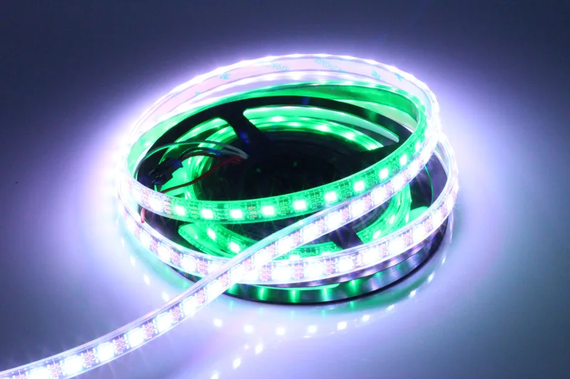 WS2812b 5 в постоянного тока Пиксельная RGB цветсветодиодный Светодиодная лента