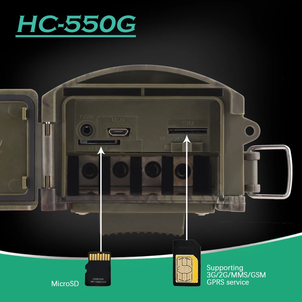 HC550G охоты Камера домашнего наблюдения Ночное видение Full HD 1080 P MMS GPRS Охота игры Trail Камера 3g охоты Камера