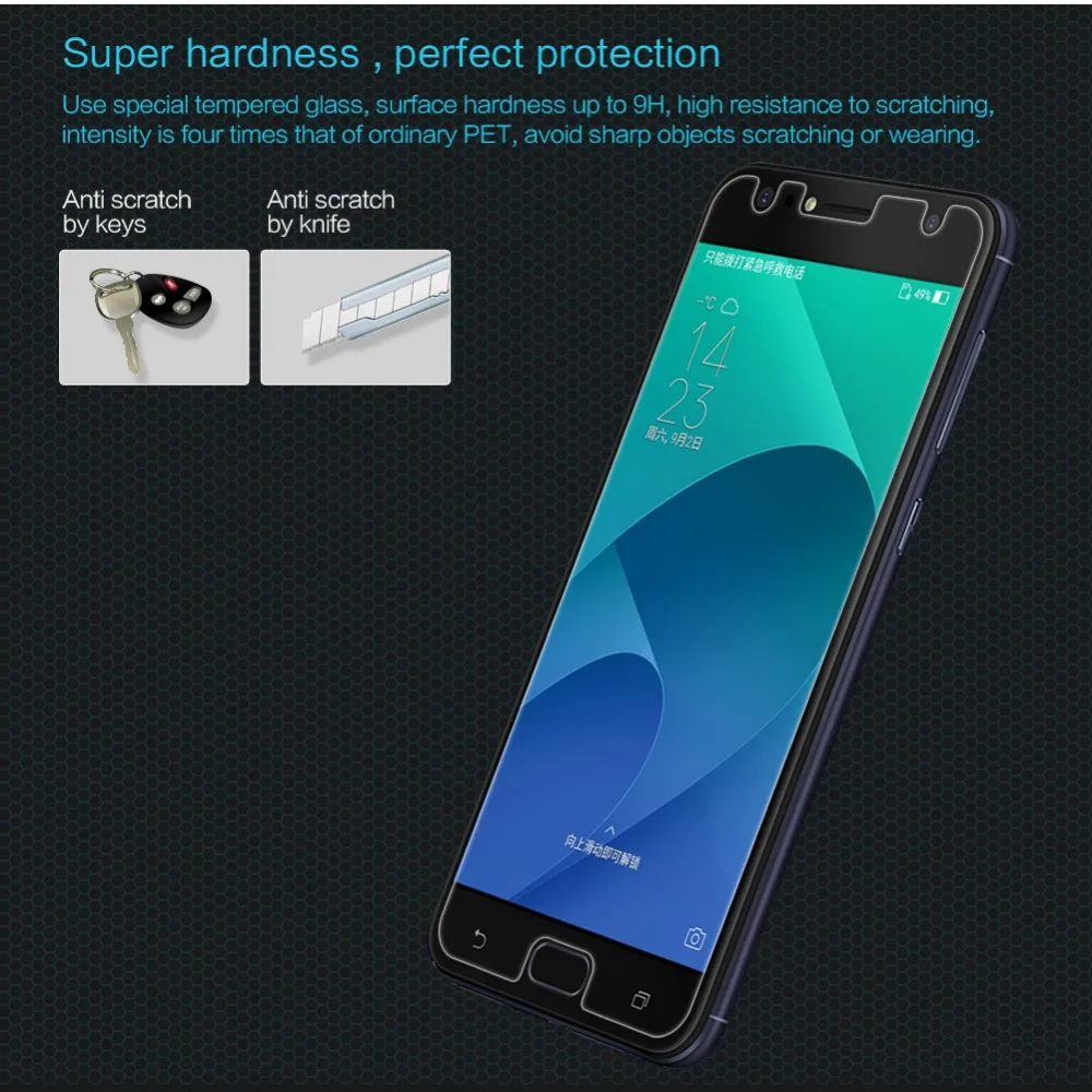 Закаленное стекло для Asus Zenfone 4 Selfie ZD553KL защита экрана ZD553kl защитная пленка|tempered