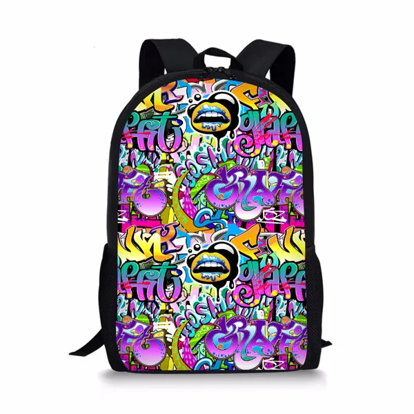 C4376C FORUDESIGNS/опрятный школьный мешок для начальной школы для девочек, Клубничная книжная сумка для старшеклассников, Детская сумка для книг 16 дюймов - Цвет: C4376C
