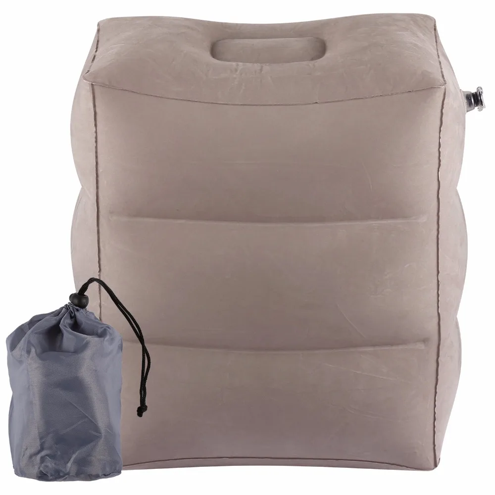 Детская подушка для сна в самолете автобусе автомобиле ног надувная путешествий