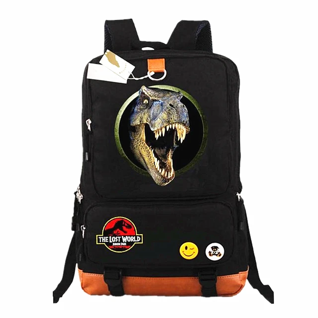 Jurassic Park Laptop Bags Casual Backpack teenagers Men women's Kids