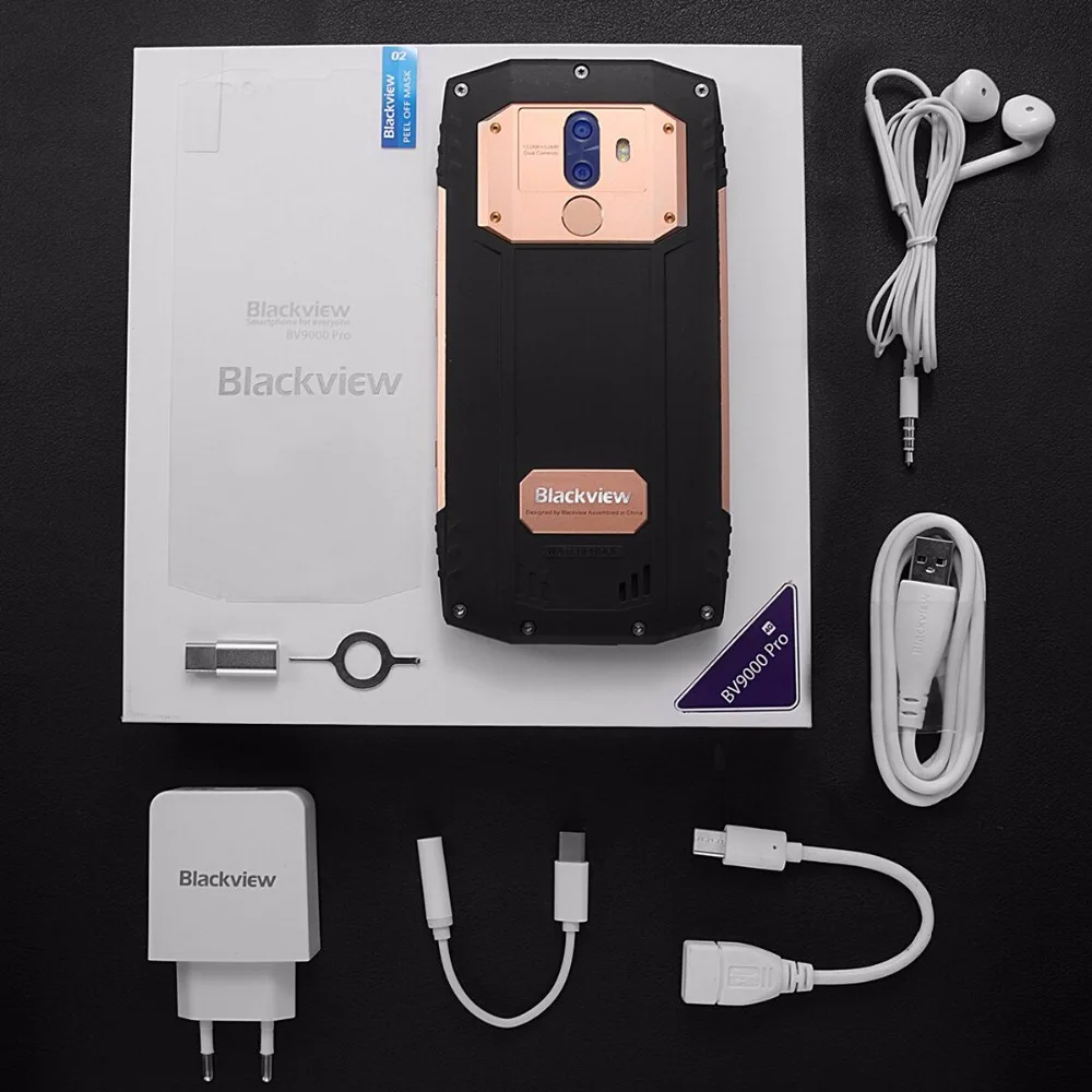 Blackview BV9000 смартфон с 5 7 дюймовым дисплеем восьмиядерным процессором Helio P25 ОЗУ 4 Гб
