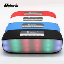 Cyboris Портативный яркая Bluetooth Динамик Беспроводной стерео звук Динамик S Super Bass с TF USB FM для мобильного телефона mp3