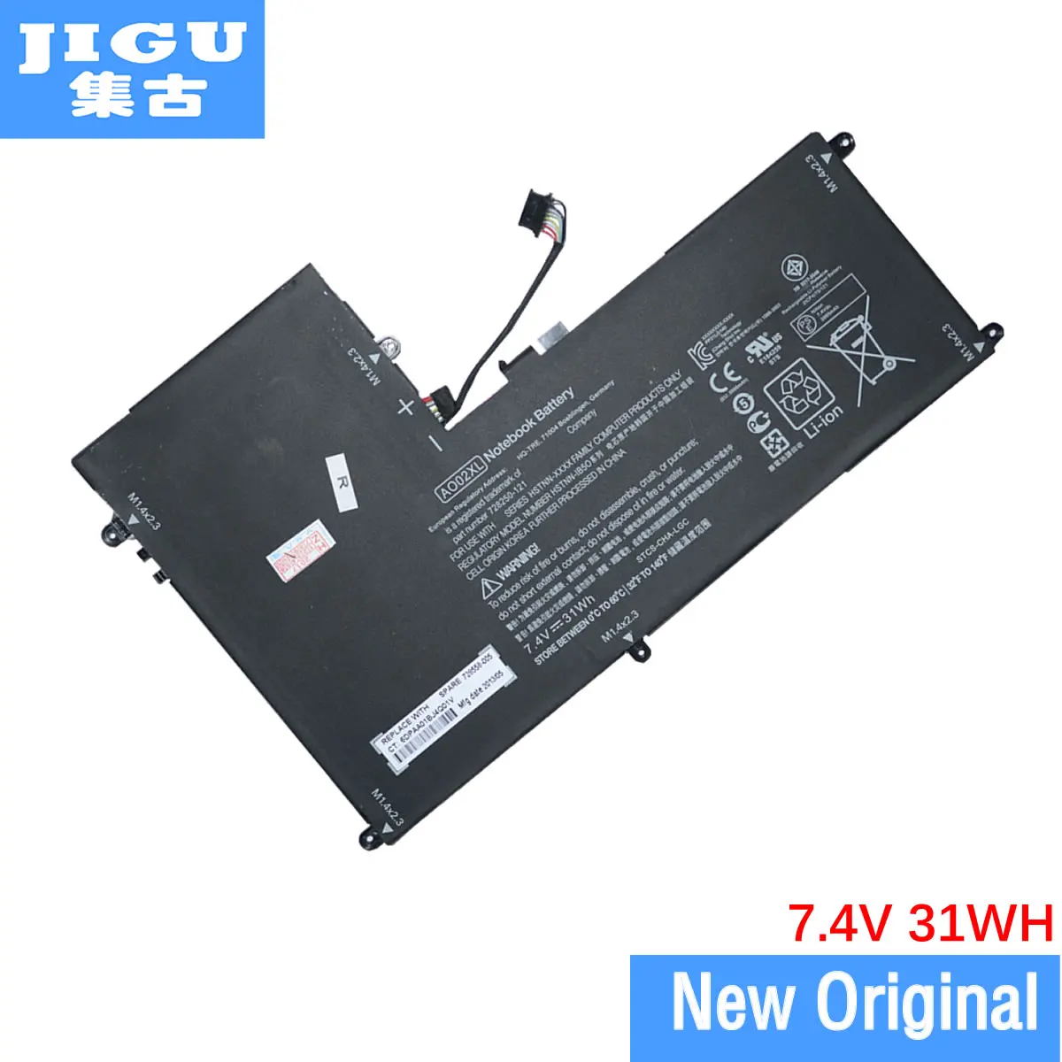 JIGU AO02XL планшет Батарея для hp ElitePad 1000 G2 планшет HSTNN-LB5O HSTNN-C75C HSTNN-IB5Q 728558-005 728250-421