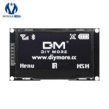 Schermo digitale LCD 12864 128X64 Modulo Display OLED C51 Board Per Arduino Bianco SSD1309 STM32 Fai Da Te Elettronico 2.42