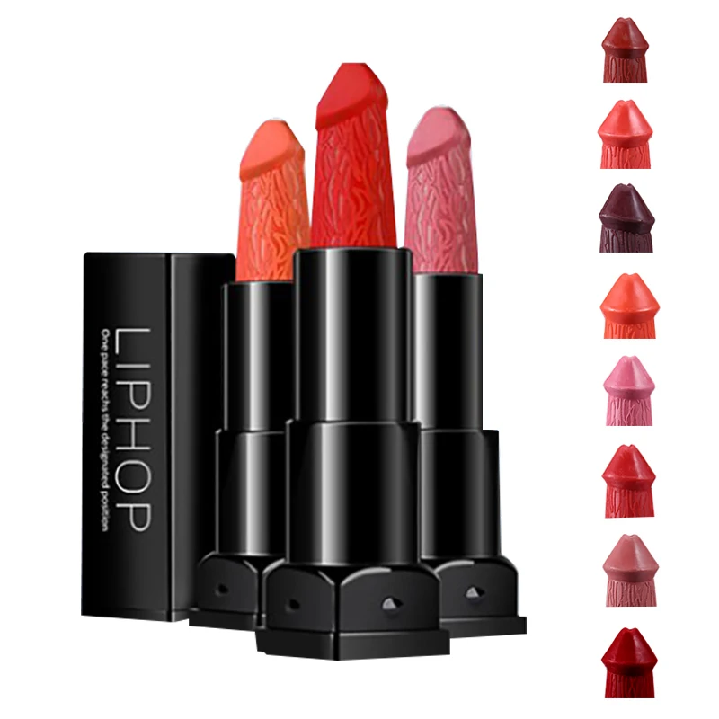

HOT Sale 8 Colors 1 pcs Lipstick Mushroom Shaped lipstick Long lasting Easy to Color Night Party Makeup Cosmetics