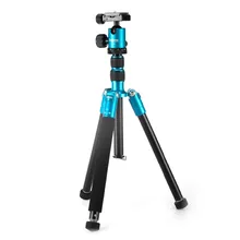 Selens T170 62in Professional Foldable SLR Camera Aluminum Tripod / Monopod for Canon, Nikon, Sony Cameras and Camcorders (Blue)