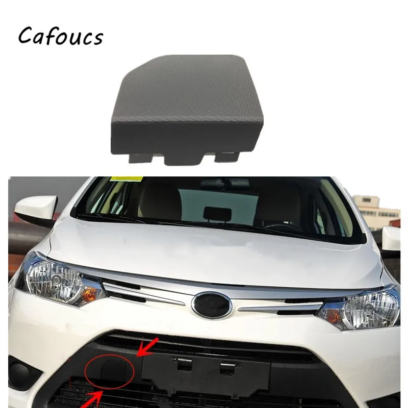 

Front Bumper Tow Hook Cover Towing Hook Cap Trailer Cover for Toyota VIOS 2014 2015 2016