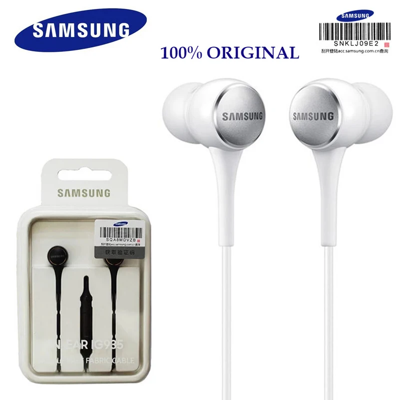 Оригинал SAMSUNG EO IG935 In ear спортивные гарнитуры музыкальные наушники черный/белый