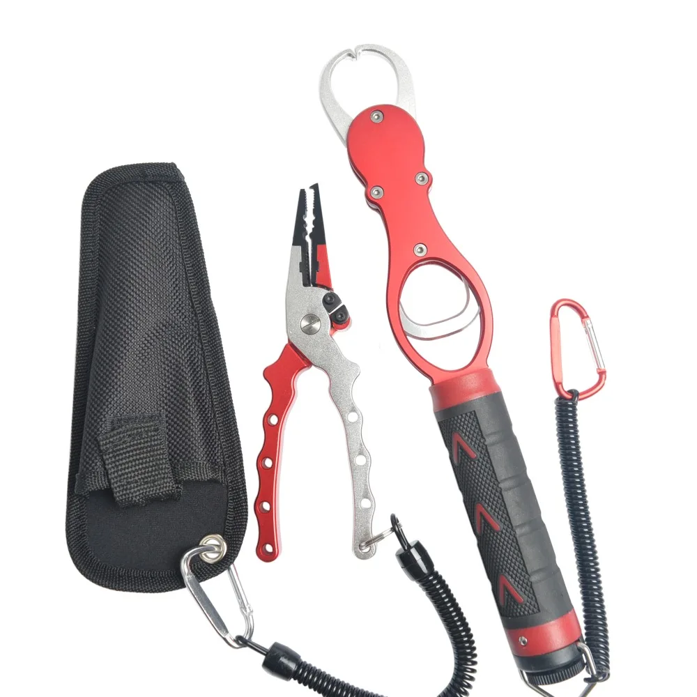 Light Weight Fishing Tools Set Aluminium 29CM Fishing Lip Gripper 17CM