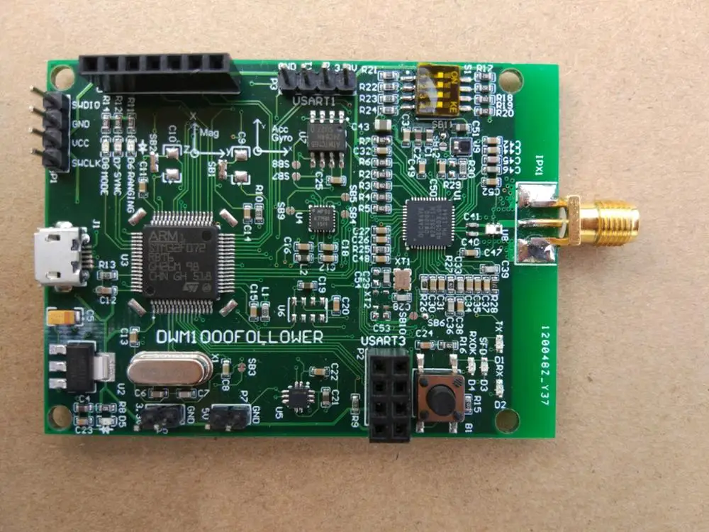 US $189.99 For DW1000FOLLOWER development board UWB indoor positioning abandoned DWM1000 module automatically follow