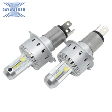 Лампа для Фар H4 led HB2/9003 Hi/Lo H7 H11 9005 HB3 9006 HB4 80 Вт, светодиодные фары для автомобиля, высокая мощность, белый цвет, 6000 K, автостайлинг