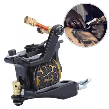 

Microblading Pen Permanent Make Up Machine 12 Warps Coils Wire Unique Pattern Tattoo Machine Gun Alloy Single Wire Coil Tattoo b