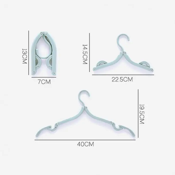 8 шт. портативная складная вешалка для путешествий, многофункциональные эластичные пластиковые вешалки для одежды, Лучшая цена