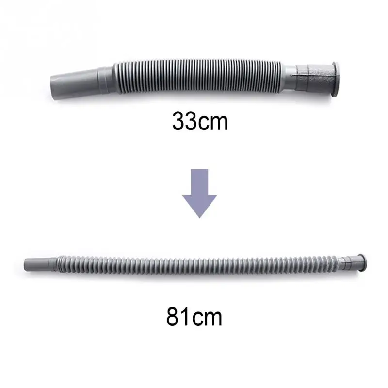 Регулируемая труба для умывальника, дренажная труба, удлиняющая дезодорант, удлиняющая водопроводные трубы, водопроводные шланги, гибкая трубка для кухонной раковины