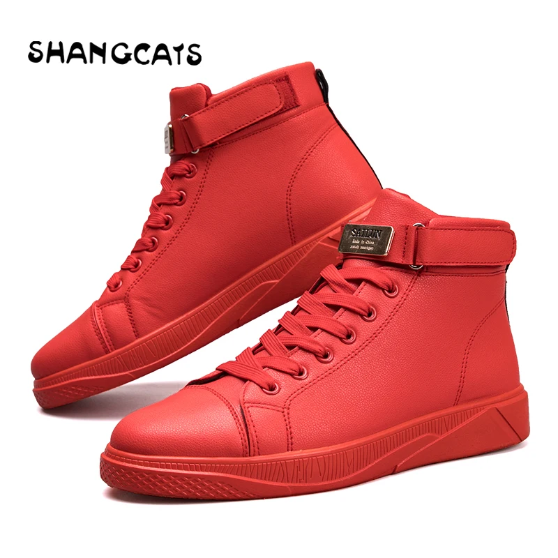 Trend 2018 Men's Vulcanized Shoes Black High Top Lace-up Autumn Winter Casual Canvas Shoes For Men Boys Sneakers Without Lace Trend 2018 Men's Vulcanized Shoes Black High Top Lace-up Autumn Winter Casual Canvas Shoes For Men Boys Sneakers Without Lace
