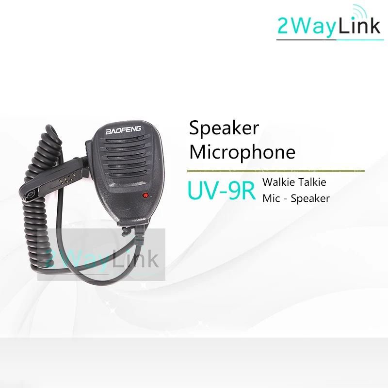 

Original BAOFENG Microphone Speaker for UV-9R/UV 9R/BF-A58/BF-9700 Compatible with UV-5R WP/UV-5S/UV-XR/GT-3WP/UV-9R Plus Radio