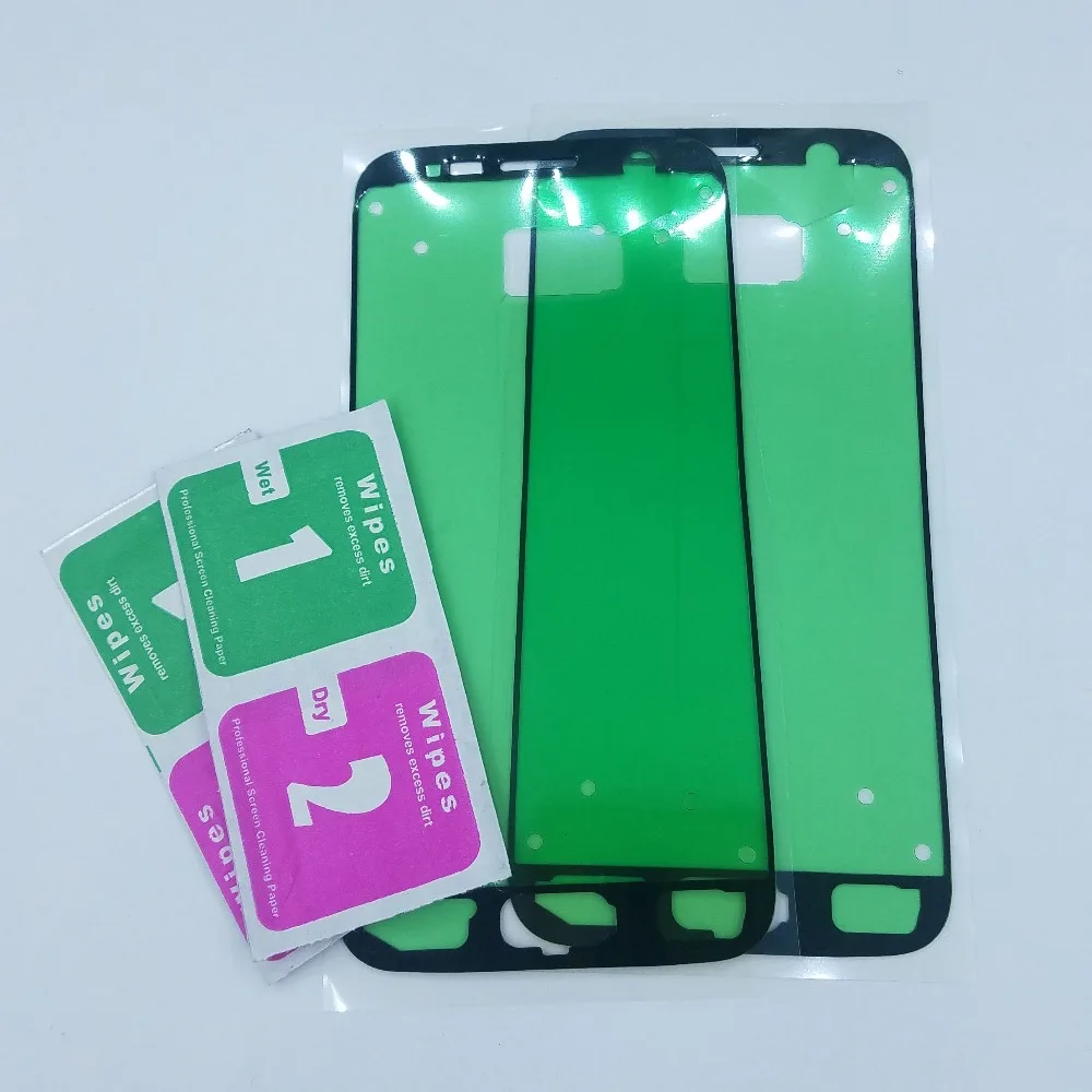 2 шт./лот для Samsung Galaxy S7 G930 G930F Edge G935 G935F рамка корпуса телефона клейкая лента ЖК