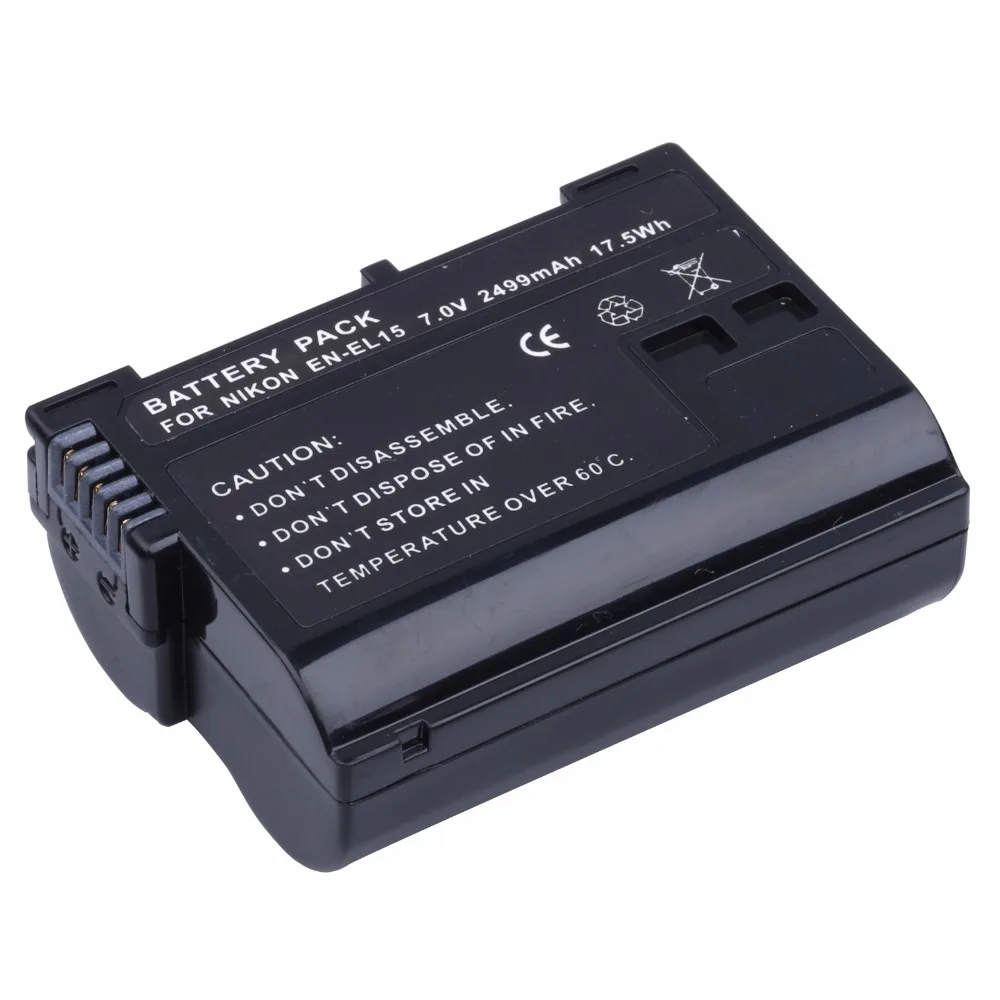 Зарядное устройство EN EL15+ аккумулятор ENEL15 EN-EL15 для Nikon D500, D600, D610, D750, D7000, D7100, D7200, D800, D800E, D810, D810A и 1 v1
