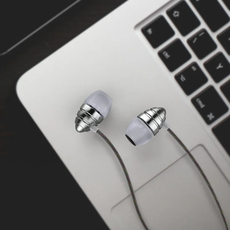UiiSii US90 наушники в ухо супер бас качество звука музыка HiFi стерео спортивные