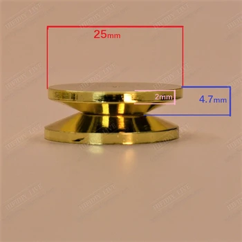 

HI-FI DIY LIVE 1~8PC Pure copper gold loudspeaker box Cone Based on the floor speakers Stand Feet Foot Pad M11*21