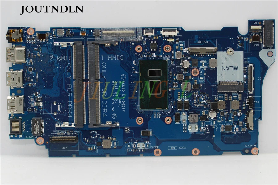 JOUTNDLN для Dell Vostro 14 5468 материнская плата ноутбука LA D822P K6PMH 0K6PMH CN w/i5 7200U BKD40