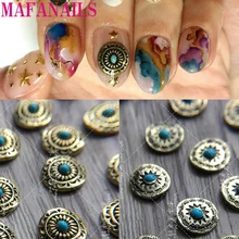 

Japanese Style Metallic Bronze Nail Art Studs Charms 3D Sticker Nail Charm Polish Design Nail Art Decoration Nail Art Supplies