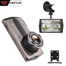

ANSTAR Car DVR 4'' HD 1080P 170 Wide Angle Dual Lens Cycle Recording Night Vision Registrator Recorder Car Camcorder Dash Cam