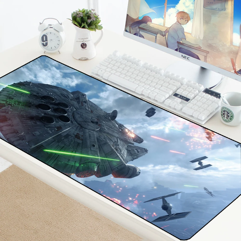 Коврик для мыши Star Wars speed Gamer, игровая клавиатура, компьютерный стол, резиновый коврик для мыши, коврик для ноутбука, ПК, XL, для использования в офисе