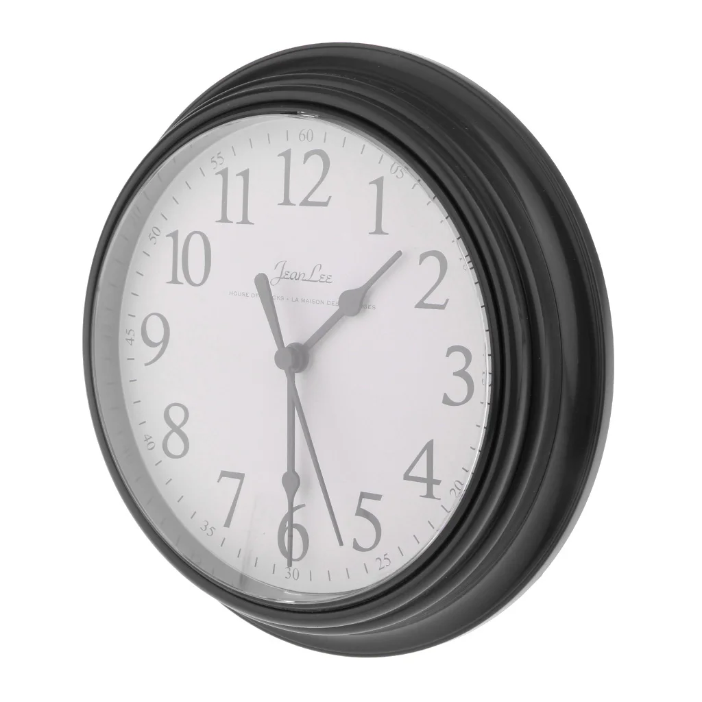 Classic Quartz Wall Clock Non Ticking Silent Clock for Home/Kitchen/Office/School, Easy to Read