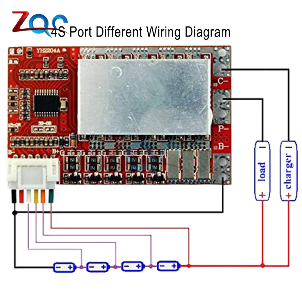 4S 5s 50A BMS доска 3,2 V/3,7 V железная фосфат LiFePO4 батарея BMS доска 3,2/3,7 V 18650 литиевая батарея защитная доска w/баланс